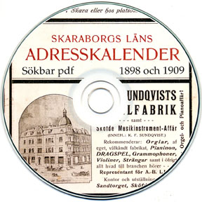 Skaraborgs läns adresskalender 1898, 1909